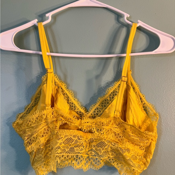 Sunshine yellow, Soma , lace, size large, bralette. - Picture 2 of 4